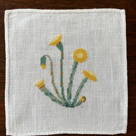 刺繍ミニクロス野の花シリーズDの画像