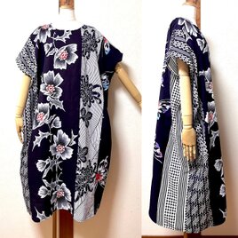 有松絞り 浴衣リメイク パッチワークトップス | iichi 日々の