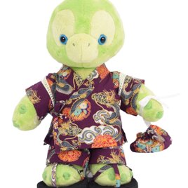 オルメル 浴衣 着せ替え コスチューム 巾着＆草履付 甚平 昇り龍 本体無 Sサイズ用 送料無料の画像