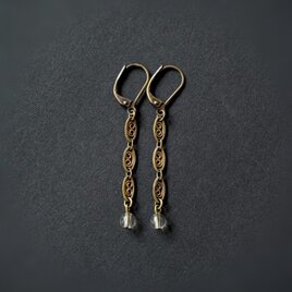 金細工の装飾Ⅱ ~フィリグリーチェーンのピアス
