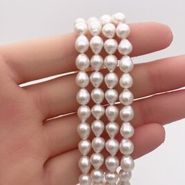 小粒 ラリマーブレスレット 8mm 天然石 金属アレルギー対応 送料