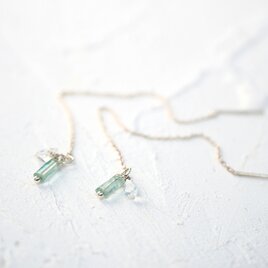 -Emelard・Rainbow moonstone- american pierce