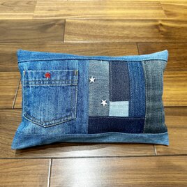 ゆったりめ☆デニムリメイク☆ワンピース☆パッチワーク デニム