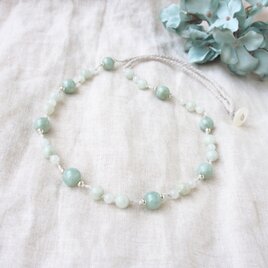 Pastel Green Necklace（翡翠）の画像