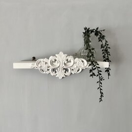 画鋲でO.K.!! アンティークウォールシェルフ BOX飾り棚 木製