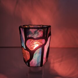 ステンドグラス　ハートのランプ CP ハートのランプCP （ランバーツ イエロー） | iichi 日々の