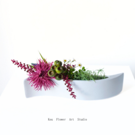 ウェディングブーケ《ピンク》40㎝｜枯れないアーティシャル