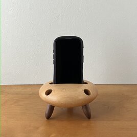 木製スマホスピーカースタンド Woofo【メープル】