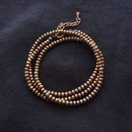 Hematite × Silicon Necklace／ヘマタイトネックレス