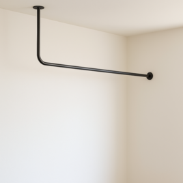 アイアンポールシェルフ/Iron pole shelf/4段/キャスター ポールシェルフ・ラック【アイアンポールシェルフ/Iron pole