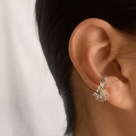 Utoka  ☆ silver   金木犀 イヤーカフ  dの画像