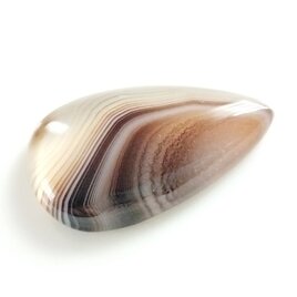 バンデッドアゲート　33x18mm　ルースの画像