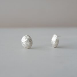 シルバーのピアス - Oval