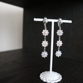 花の妖精イヤリング/ピアス　sterling silver 　