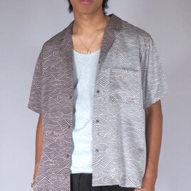 iichi価格☆着物リメイクジャケット ロングスリーブシャツ