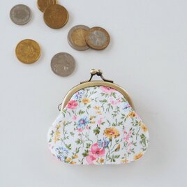 ■リバティプリントのくし型がま口コインケース / ベアトリス■ larmes(lbt-bt)の画像