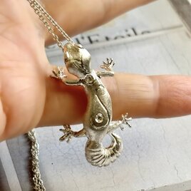 夏季限定 レオパダイヤモンドネックレス0.02ctの画像
