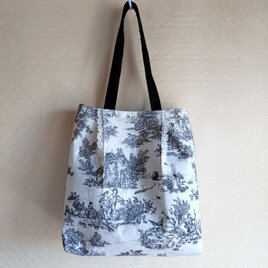 トワルドジュイ*アンティークレース*タックバッグの画像