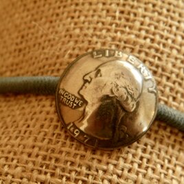 ＃H49　USA Coin Hair Elasticの画像