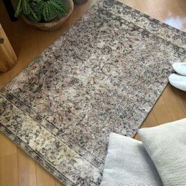 大判157×269 レアな絶妙カラー　グレイ　メダリオン　トルコヴィンテージラグ Amazon | 大判157×269 レアな絶妙カラー グレイ メダリオン