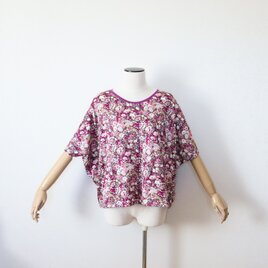 再販リバティ　ソープのゆったりドルマンスリーブカットソー