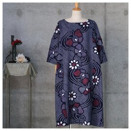 着物リメイク 有松絞りのワンピース フリーサイズ | iichi 日々