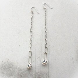 JEWEL ピアス / SV925,ロンドンブルートパーズの画像