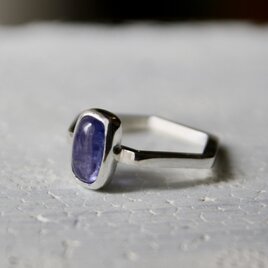 タンザナイト　silver リング