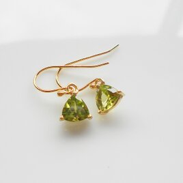 マルチカラーフローライトの雫ピアス | iichi 日々の暮らしを心地よく
