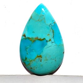 アリゾナ産モハベターコイズ[299] 31x20mm 19Cts　ルース／天然石／カボション