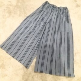 サマーセール！78g！シルクの軽くて涼しいガウチョパンツの画像