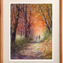 水彩画(原画) 逆光＜原画＞ | COLOR FACTORY 絵のショップ