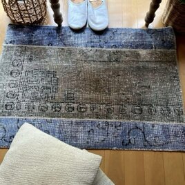 50.5×94凸凹上質 花器にお花 メダリオン トルコヴィンテージラグ