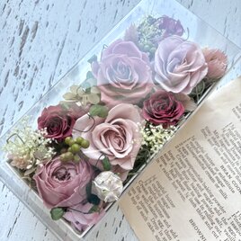 ラベンダーピンクのふんわりスワッグ❀ブーケ プリザーブドフラワー ラベンダーピンクのふんわりスワッグ❀ブーケ プリザーブドフラワー