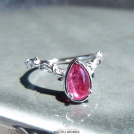 ピンク トルマリン リング / Rubellite Pink Tourmaline Ring V