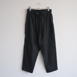 きるもの｜もんぺパンツ｜ウールコットン ブラック［unisex freesize］