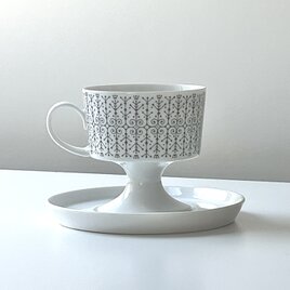 【rosenthal】Tapio Wirkkala composition Sgrafitto カップ＆ソーサー