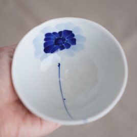 元気なアネモネのお茶碗(小)