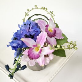 小さな真珠の涙　（仏花、造花、ミニサイズ、お盆、お彼岸、納骨堂、ペット）のコピー