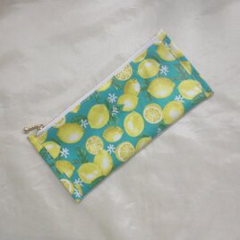ぺたんこ長財布Slim／艶レモン