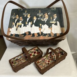 アメリカンヴィンテージ リメイク バスケットミニサイズ2個セット付き