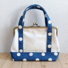 ウィリアムモリスのがま口バッグ　がま口ポーチ　　2点　ハンドメイド