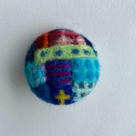 カラフルブローチ　F