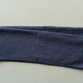 リネンニットのメッシュタオル｜ネイビー