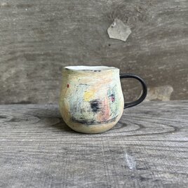 化粧掻き落とし文様 マグカップ174