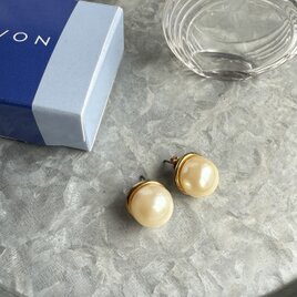 PA409-【AVON】エイボン・ヴィンテージピアス 2001 CLASSIC BAROQUE PEARLESQUE