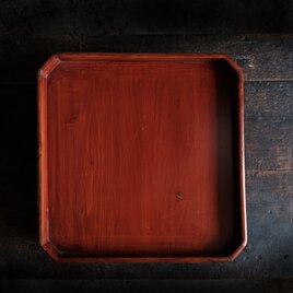 鮮やかな色合い◆木目も素敵。漆塗り日光膳　古物　古民家　骨董・antiques　明治期 i4