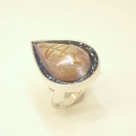 蒔絵リング ”アスクレピオスの杖”