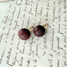 フランスアンティーク　オパールセント　ピアス ピアス 両耳 レディース オパール 計 0.5ct オーバル 線巻