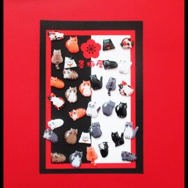 【選べるピアス】猫5【※片耳１個売り】